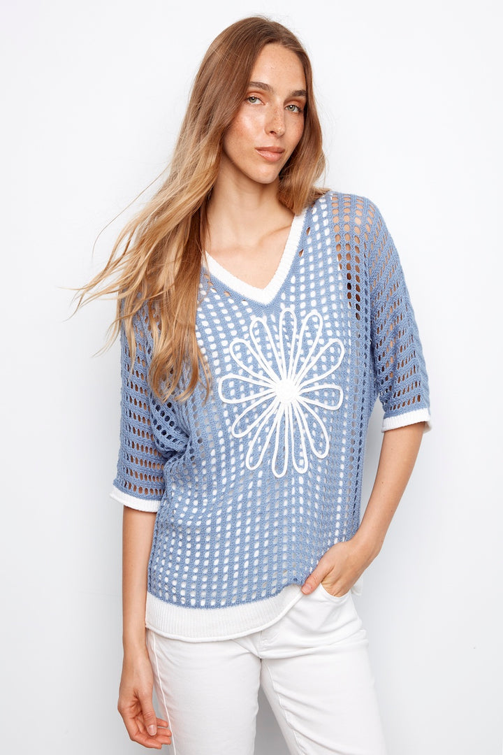 Le pull dolman en maille Charlie B. | C2953-471B