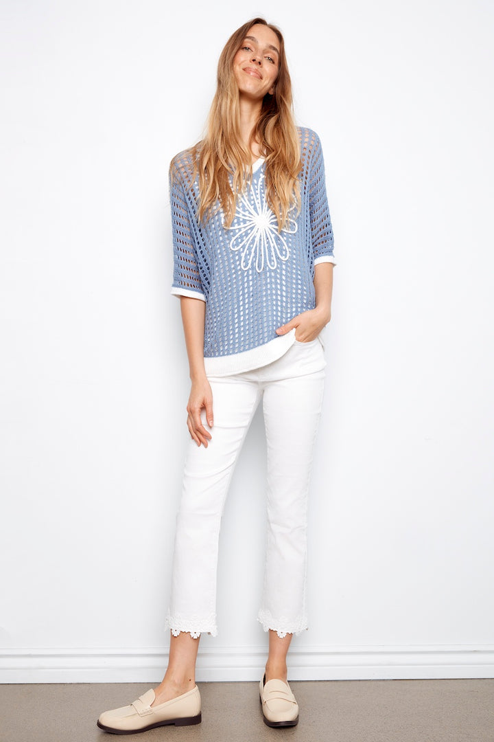 Le pull dolman en maille Charlie B. | C2953-471B