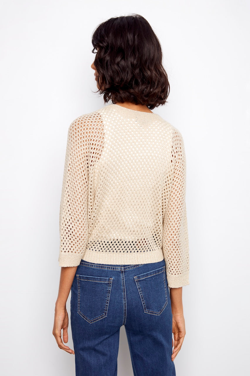 Le cardigan crocheté Charlie B. | C2957-215C