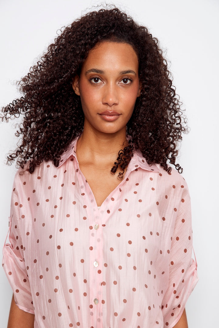 La blouse à pois délicat Charlie B. | C4679P-557C