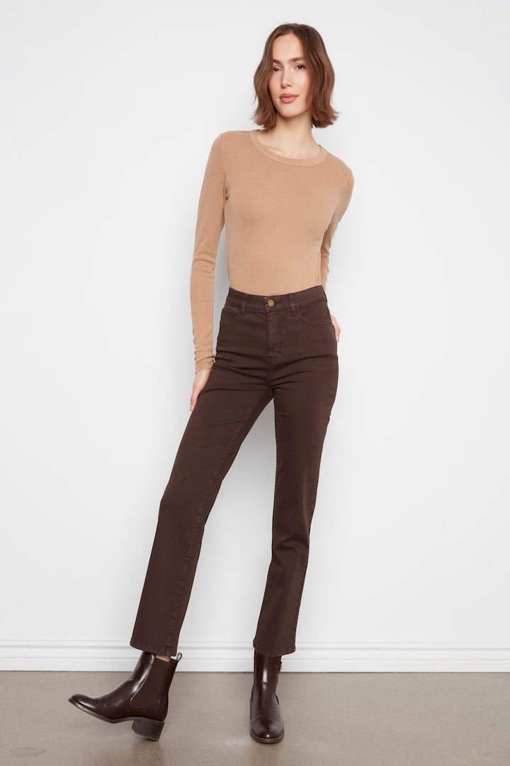 Le pantalon droit en sergé Charlie B | C5584RR-618A