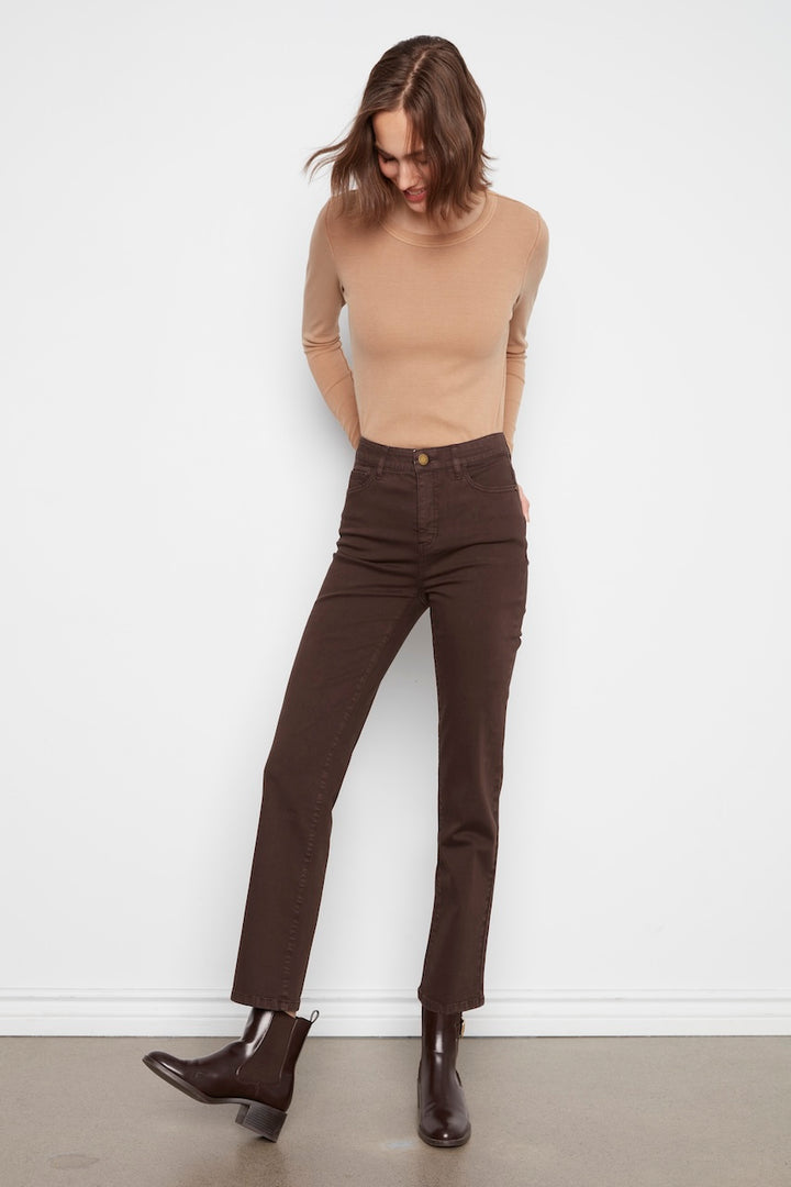 Le pantalon droit en sergé Charlie B | C5584RR-618A