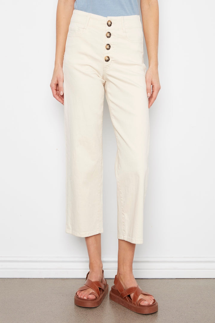 Le pantalon droit en sergé Charlie B. | C5623R-677B
