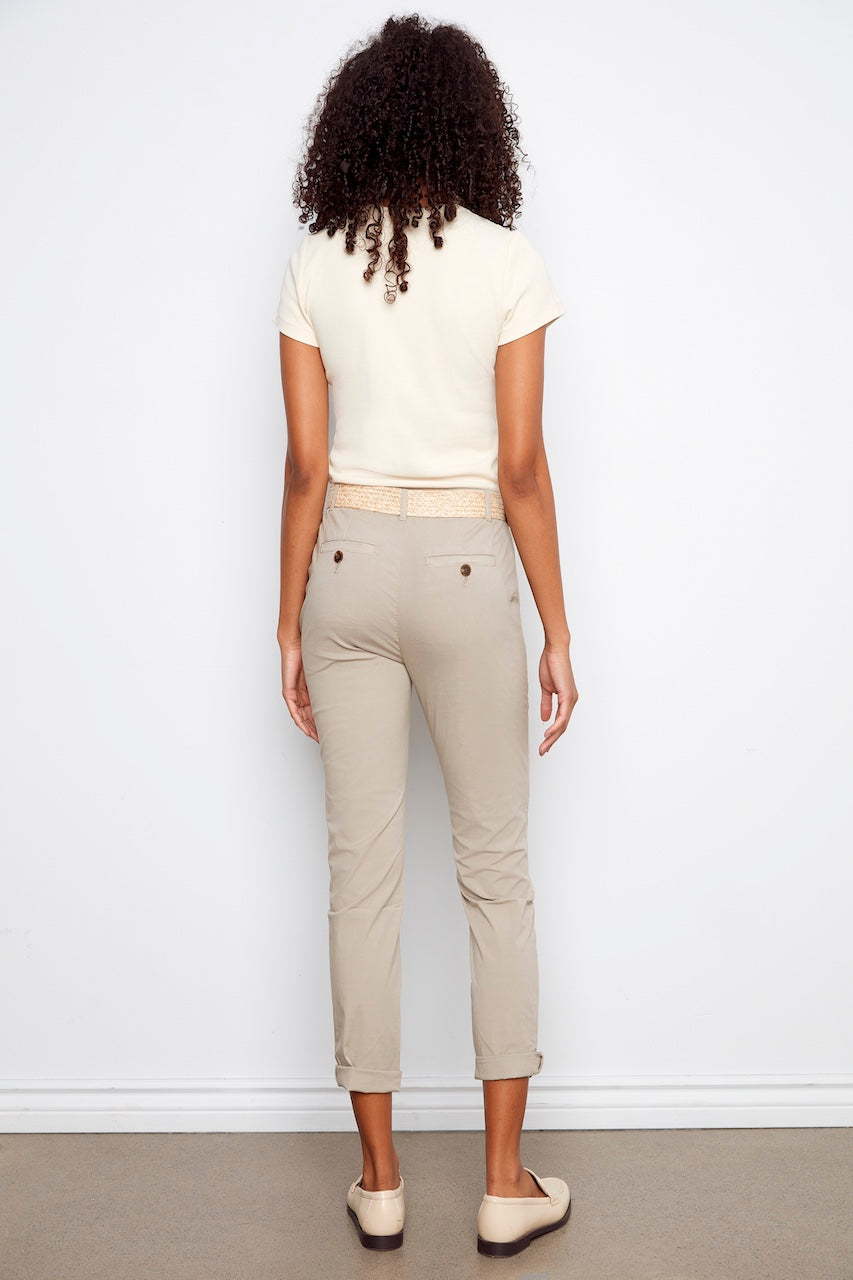 Le pantalon en twill Charlie B. | C5625R-207C