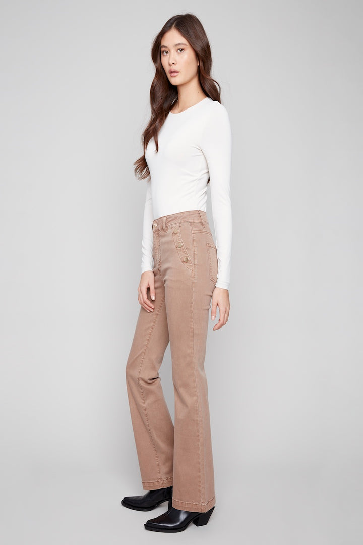 Le pantalon en twill Charlie B. | C5690-618A