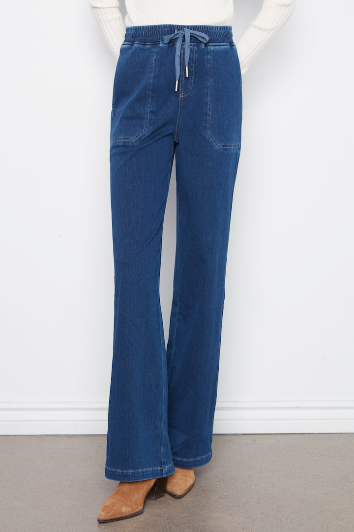 Le pantalon jogger à jambe large Charlie B | C5794-627C