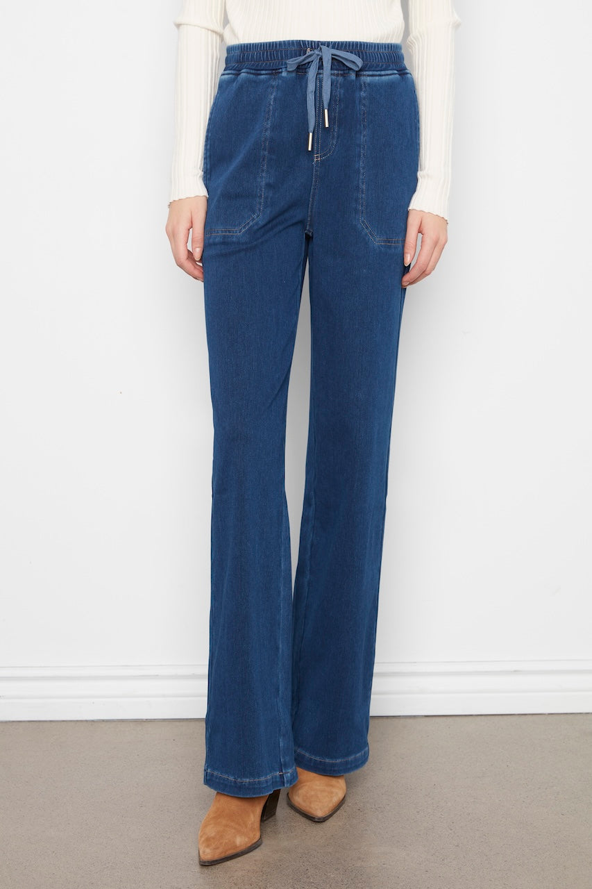 Le pantalon jogger à jambe large Charlie B | C5794-627C