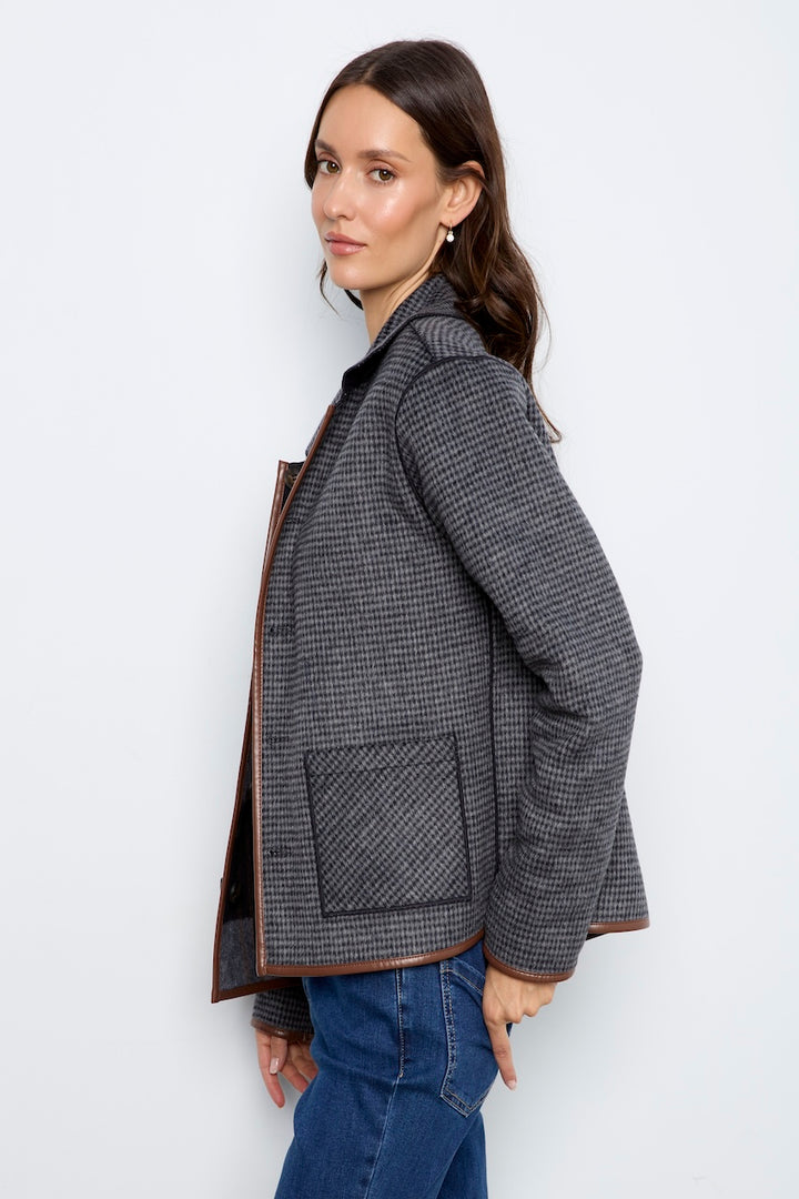 La veste réversible à carreaux Charlie B | C6185YB-134B
