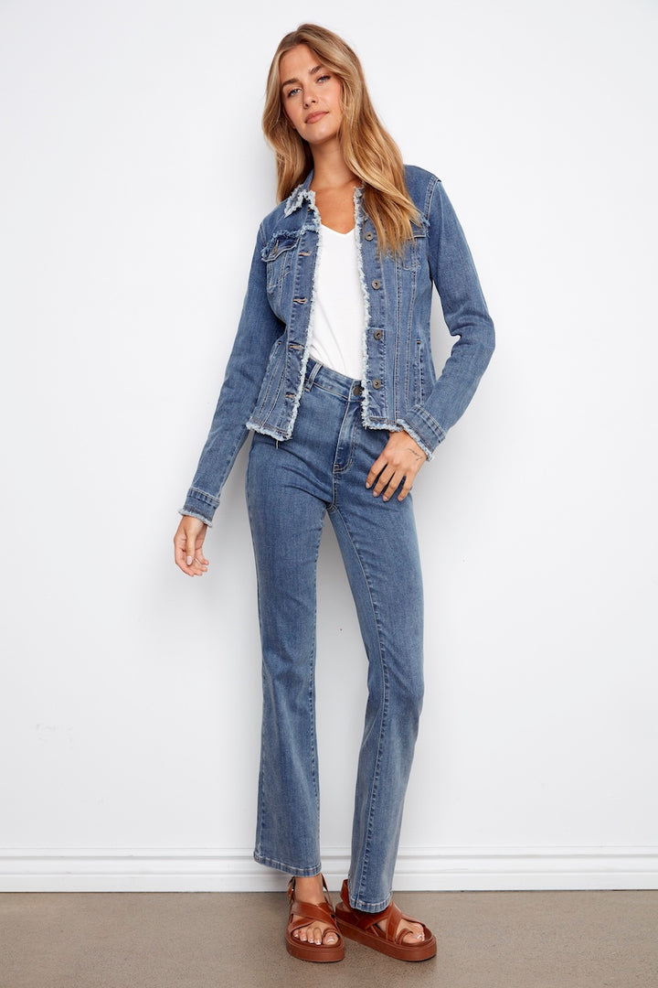 La veste en denim stretch Charlie B. | C6233XX-431A