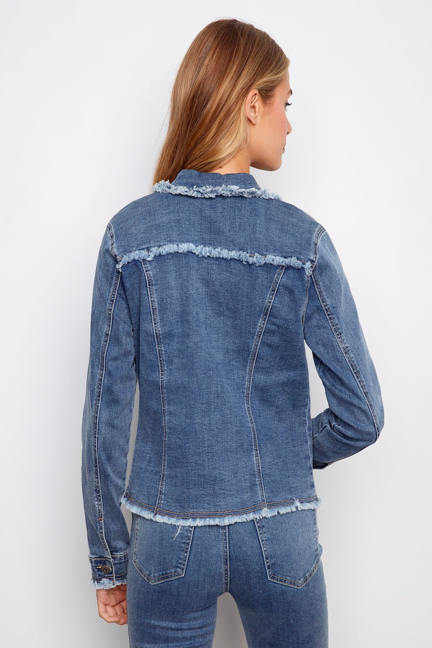 La veste en denim stretch Charlie B. | C6233XX-431A