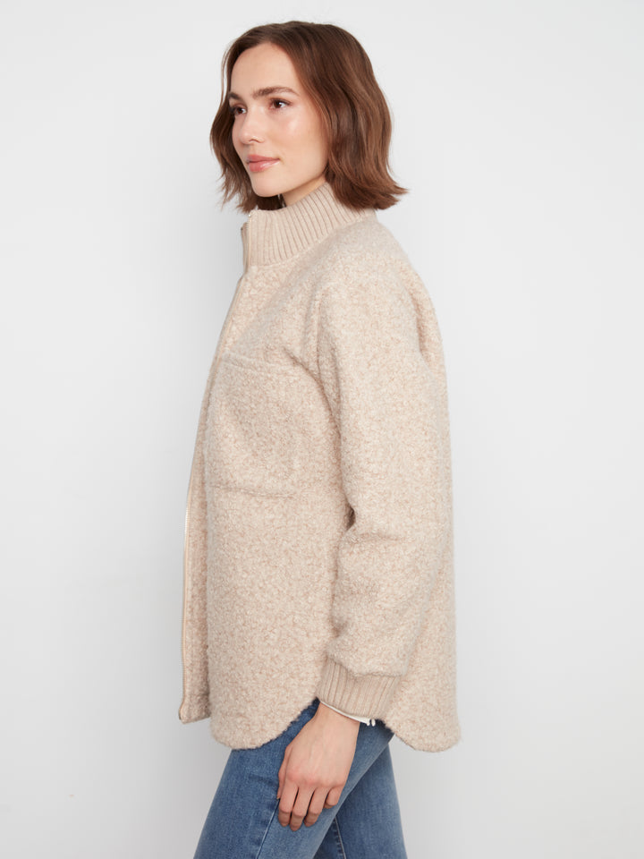 La veste effet peluche Charlie B | C6437-707A