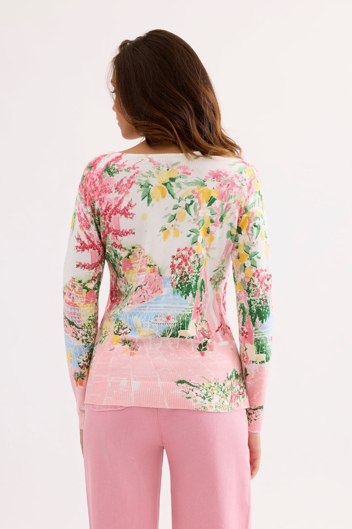 Le chandail imprimé pastel Leo Ugo | DE001