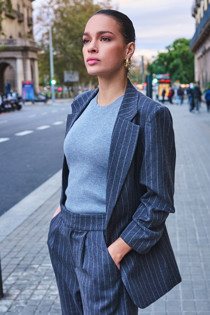 Le veston rayé Esqualo | F2510516