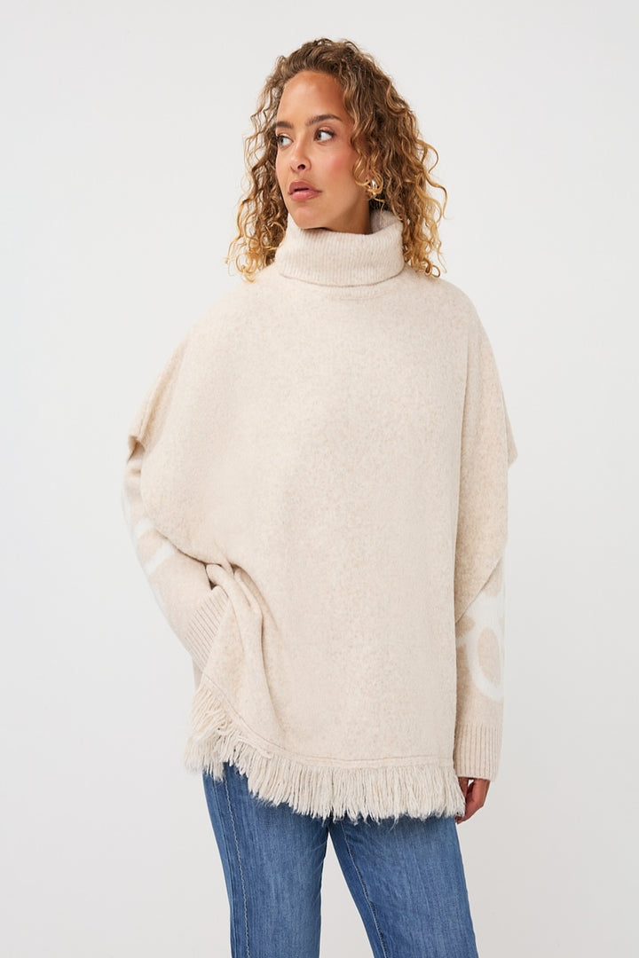 Le poncho à col roulé Esqualo | F2618506
