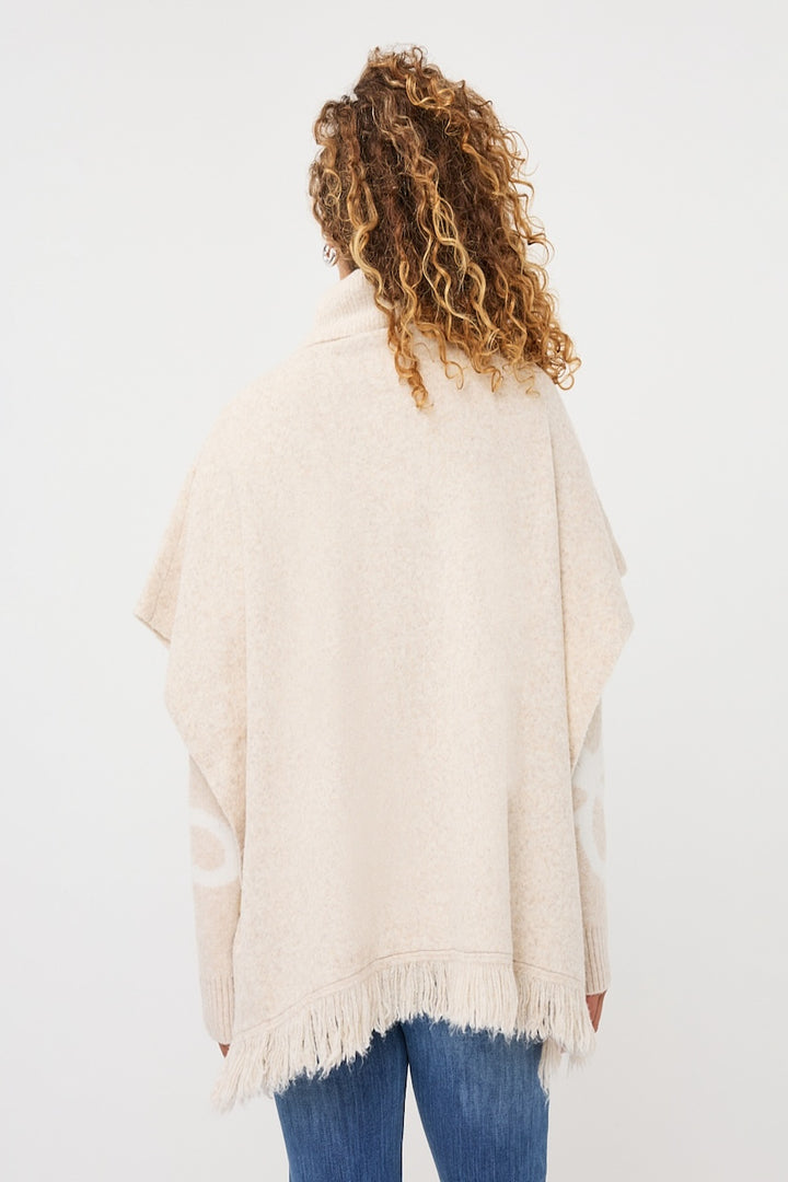 Le poncho à col roulé Esqualo | F2618506