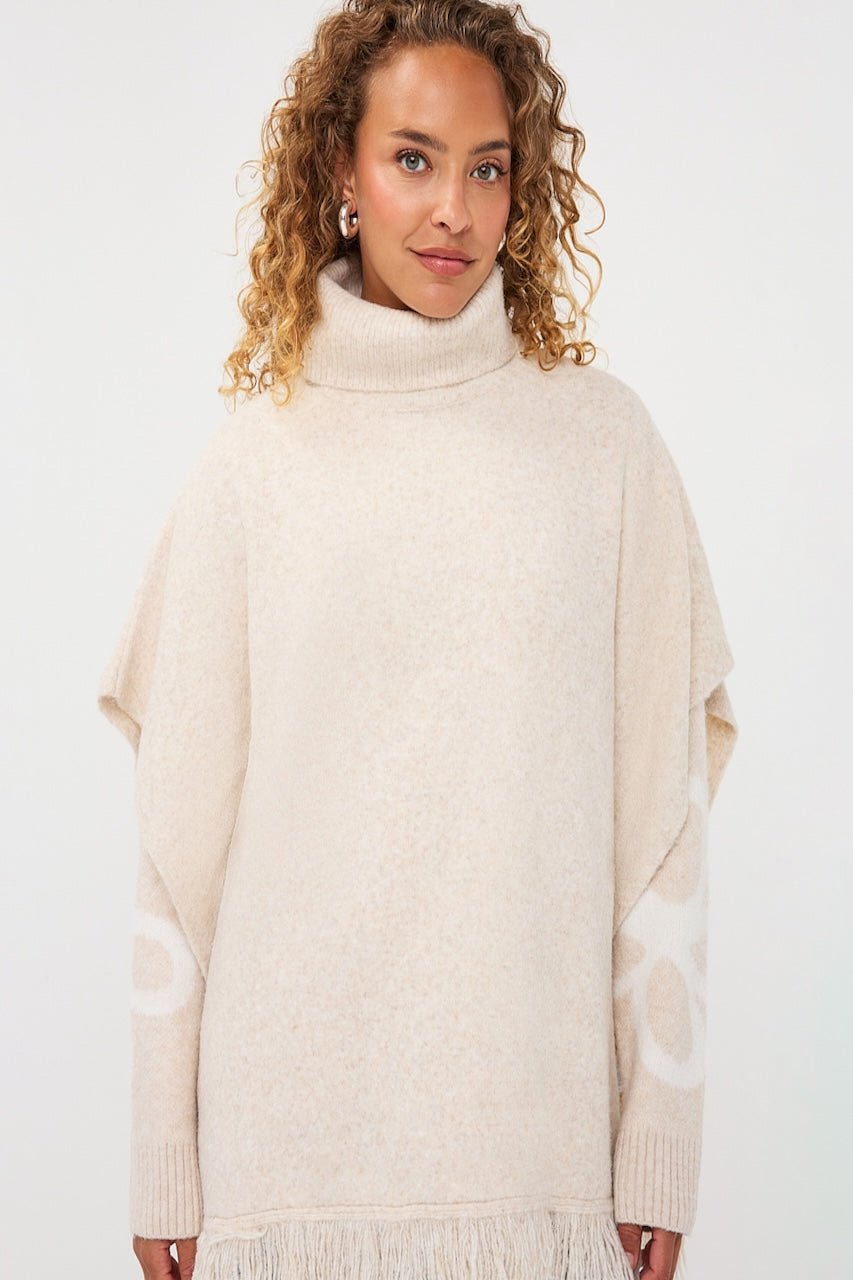 Le poncho à col roulé Esqualo | F2618506