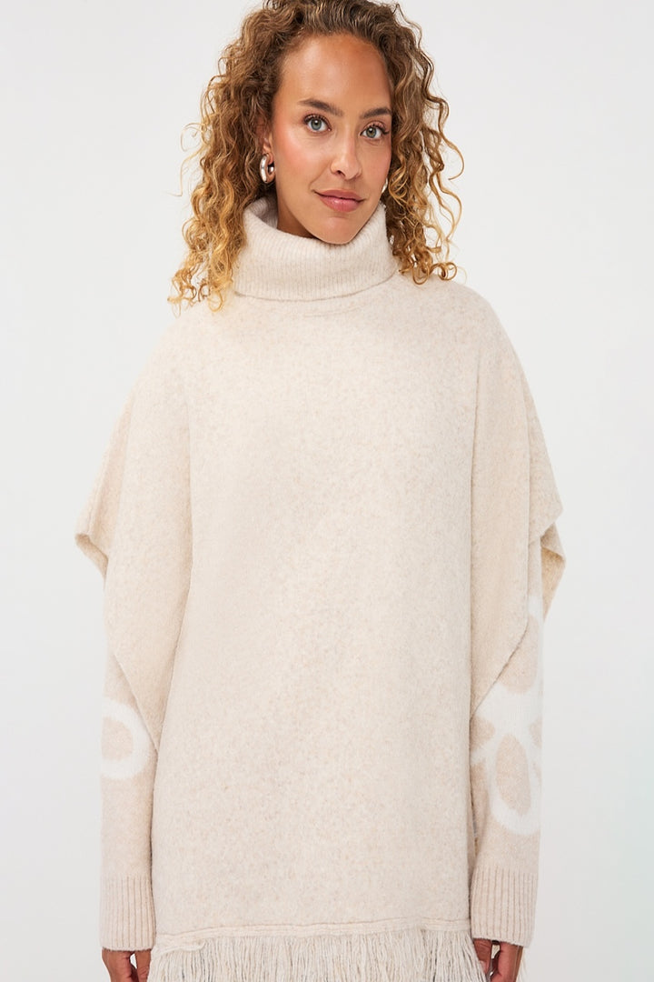 Le poncho à col roulé Esqualo | F2618506