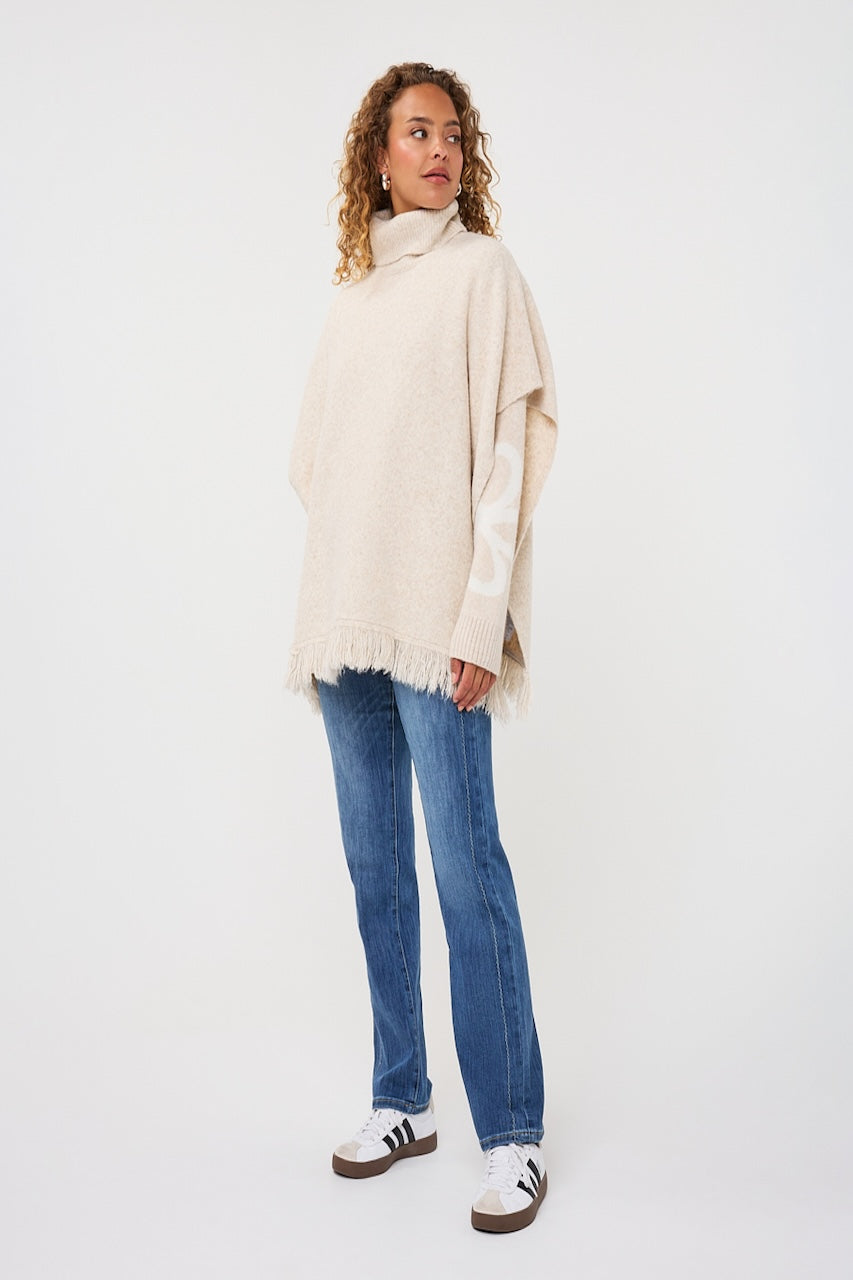 Le poncho à col roulé Esqualo | F2618506
