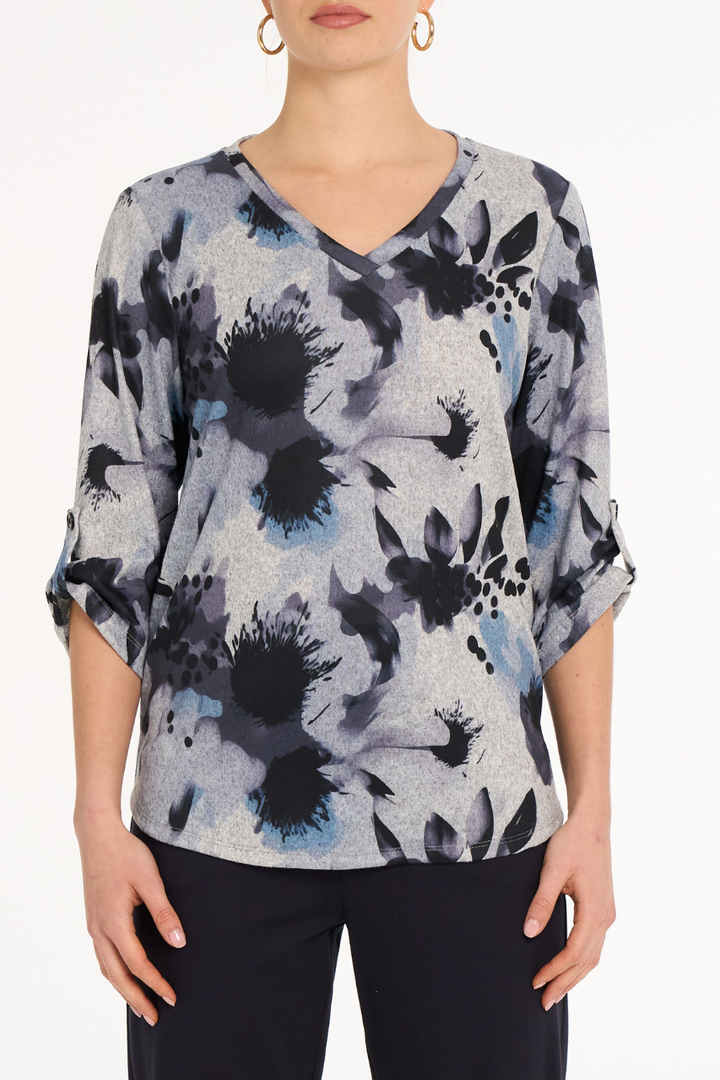 Le haut imprimé moderne Devia | F616T