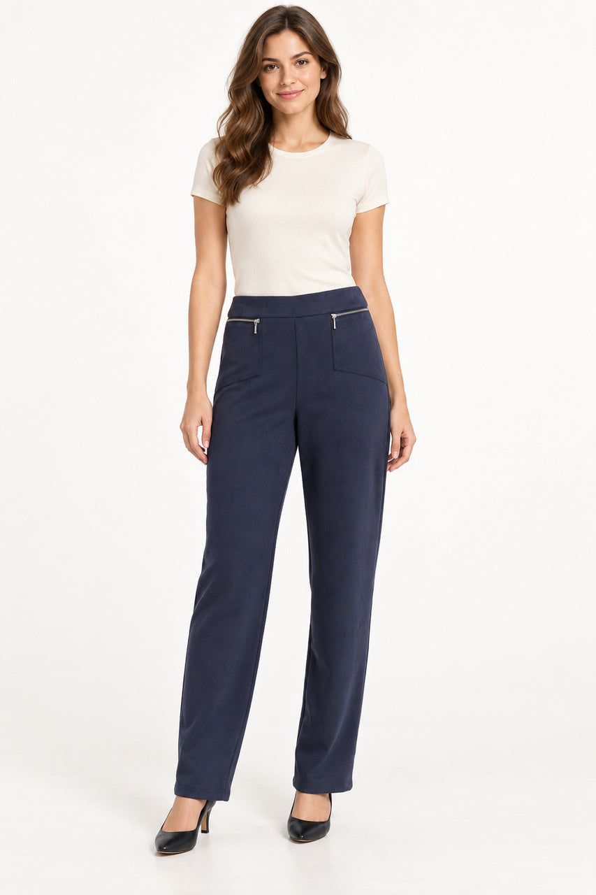 Le pantalon à poches zippées Devia Collection | F705P