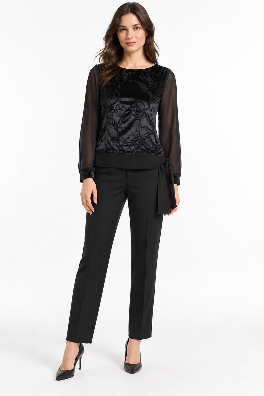 La blouse à motif floral Devia Collection | F754T