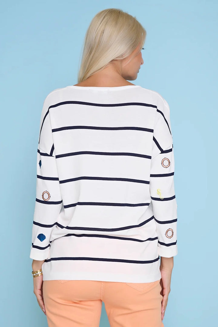 Le chandail brodé Picadilly | FE798MR