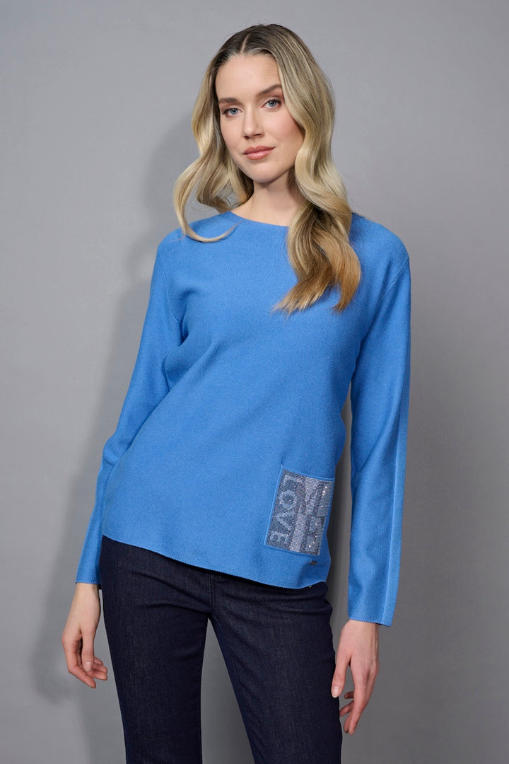 Le haut ornementé de strass Picadilly | FK298