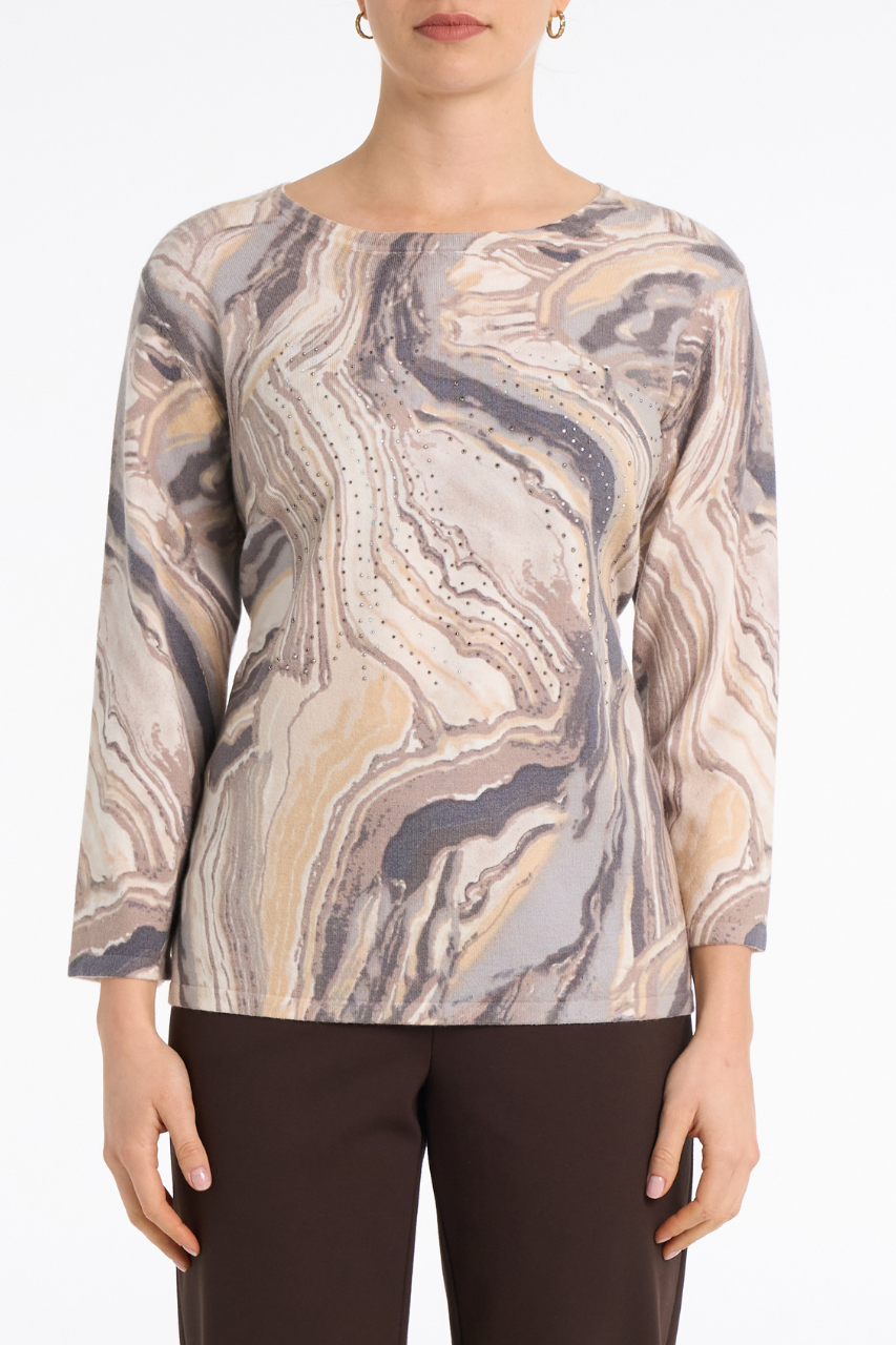 Le haut imprimé artistique Moffi | GN4505