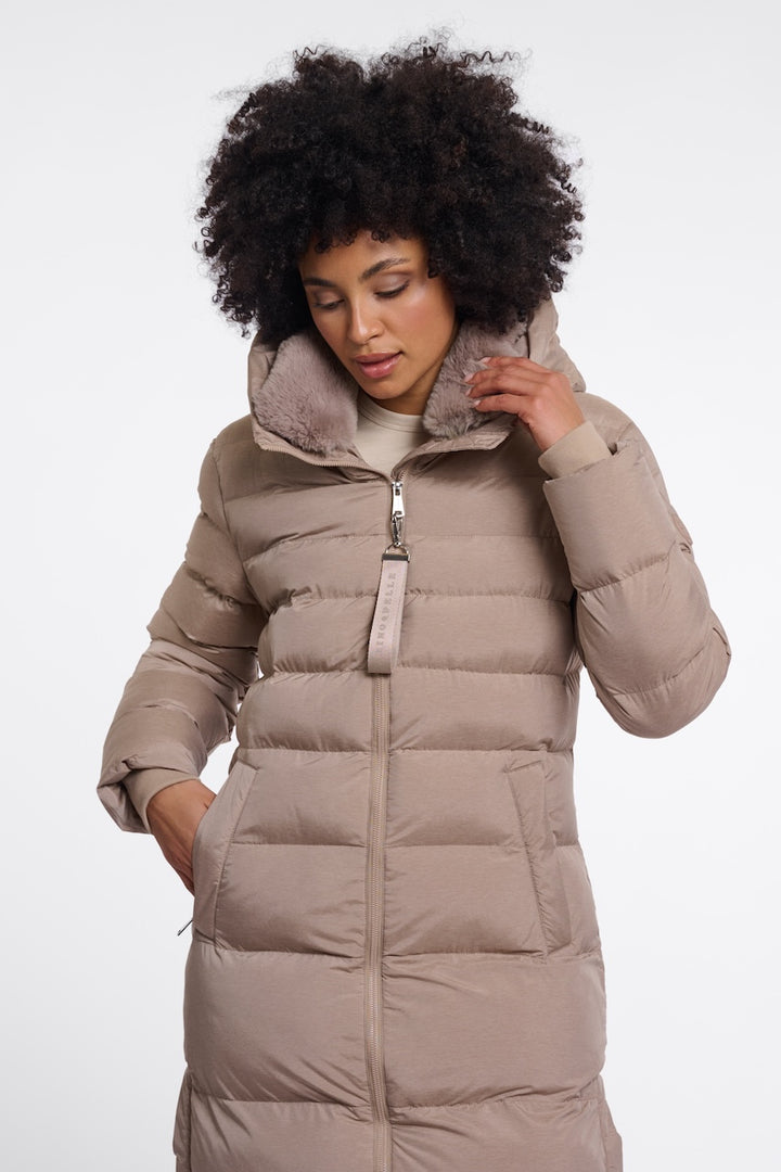 Le manteau long matelassé à capuchon Rino &amp; Pelle | HUDSON-7002612