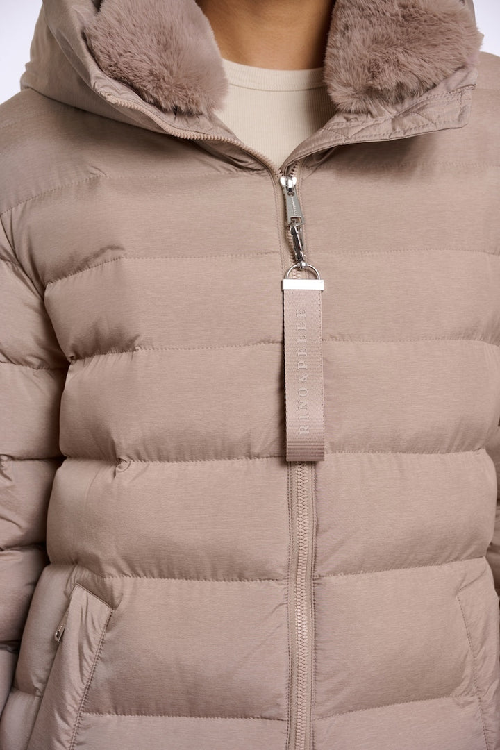 Le manteau long matelassé à capuchon Rino &amp; Pelle | HUDSON-7002612