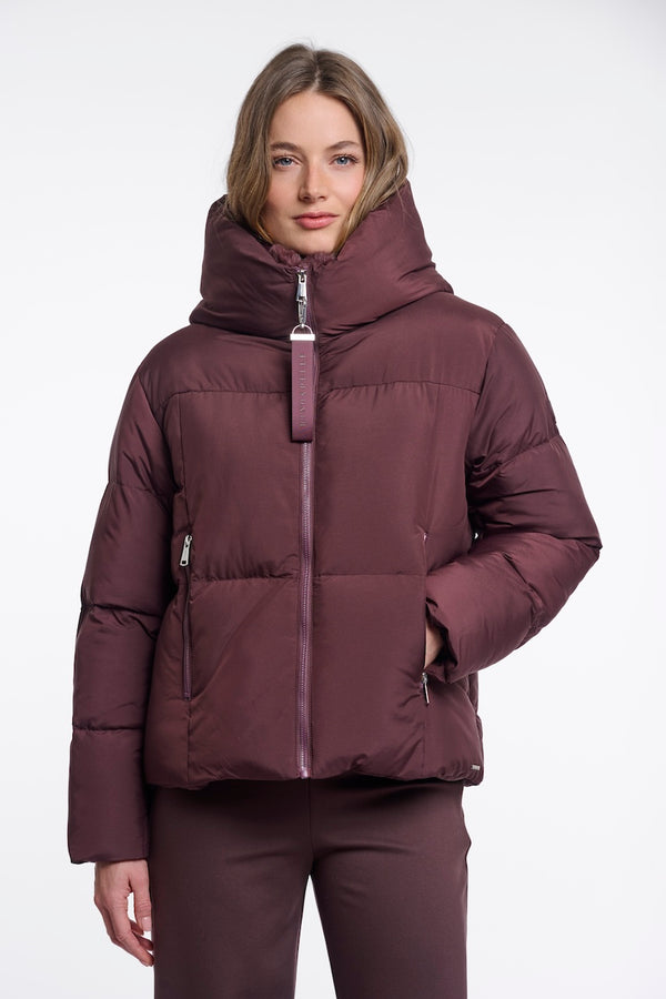 Le manteau court matelassé à capuchon Rino & Pelle | JONI-7002612