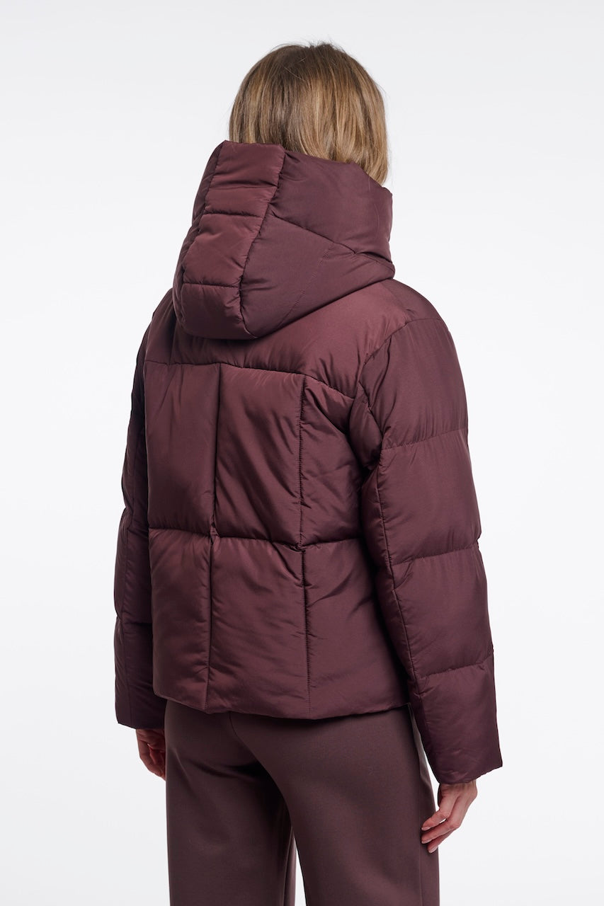 Le manteau court matelassé à capuchon Rino & Pelle | JONI-7002612