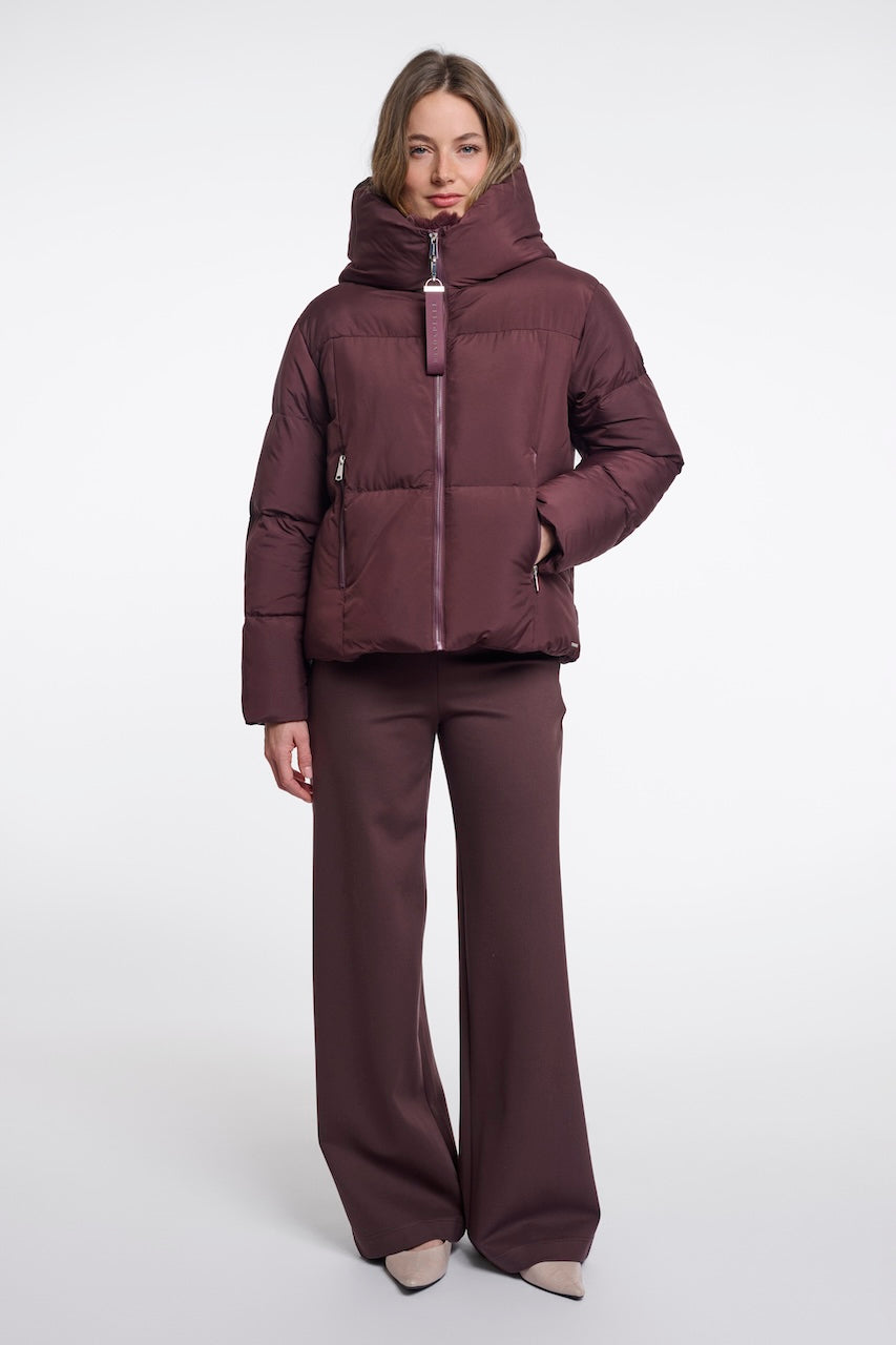 Le manteau court matelassé à capuchon Rino & Pelle | JONI-7002612