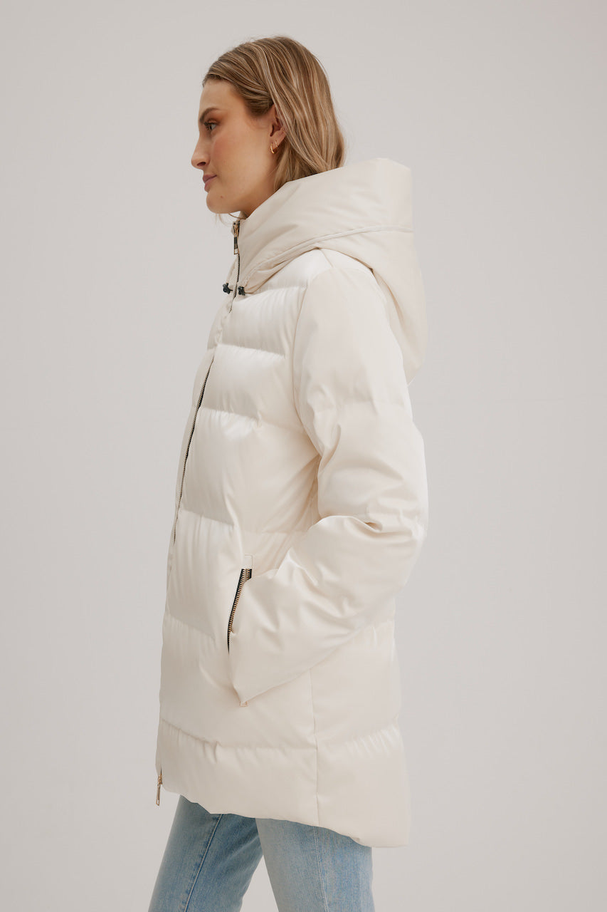 Manteau d'hiver blanc
