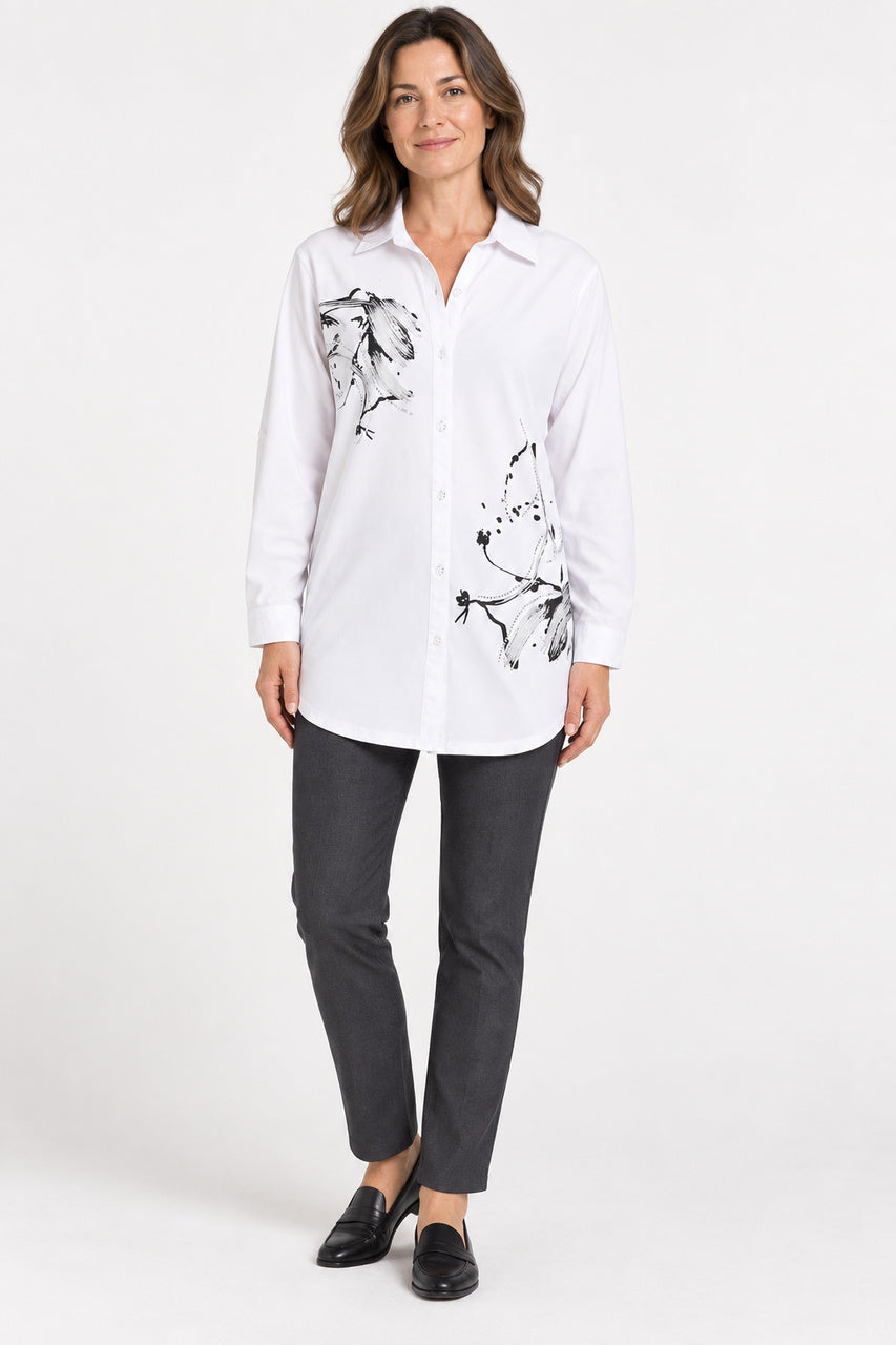 La blouse imprimée Moffi | KBF2616