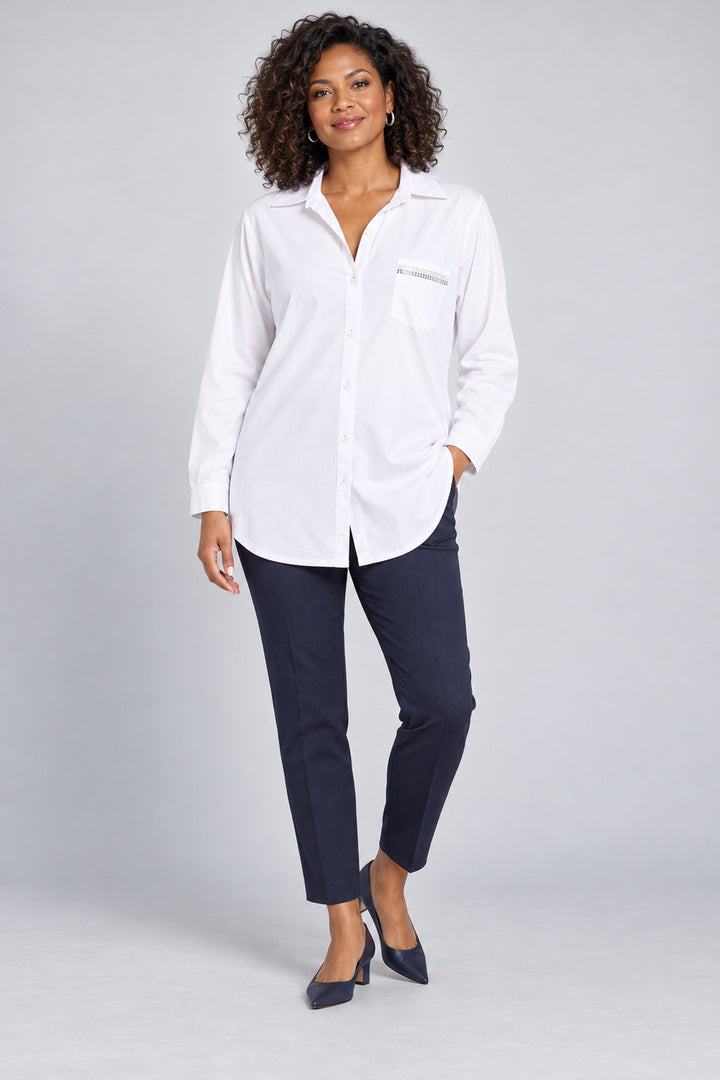 La chemise à poche scintillante Moffi | KBF2618