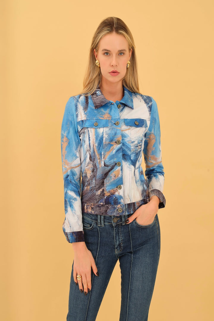 La veste en denim Dolcezza | 75677