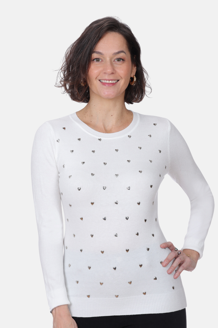 Le chandail note romantique Ness | N114284