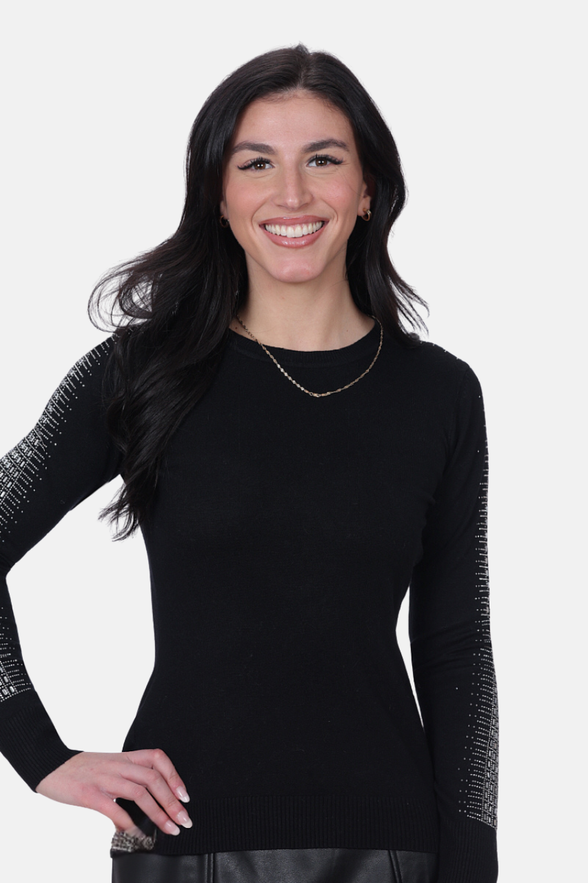 Le chandail orné de strass Ness |  N114289