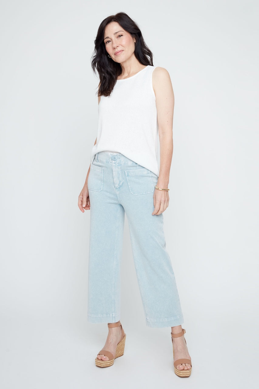 Le pantalon chambray de Renuar | R10071KD-E3020