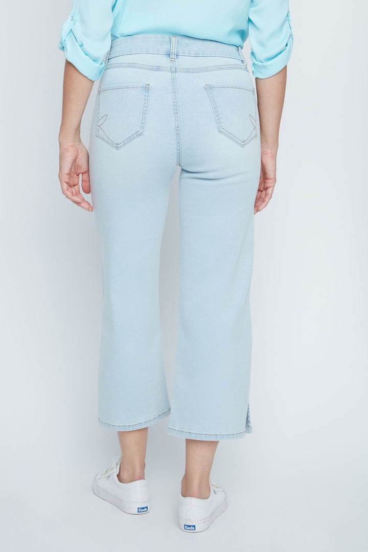 Le jean broderies florales Renuar | R11056D-E2141