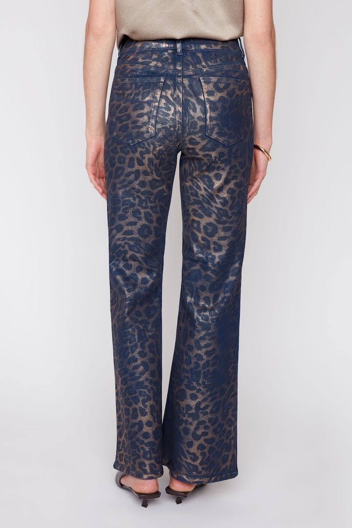 Le jean bootcut à imprimé léopard Renuar | R11081D-E3124