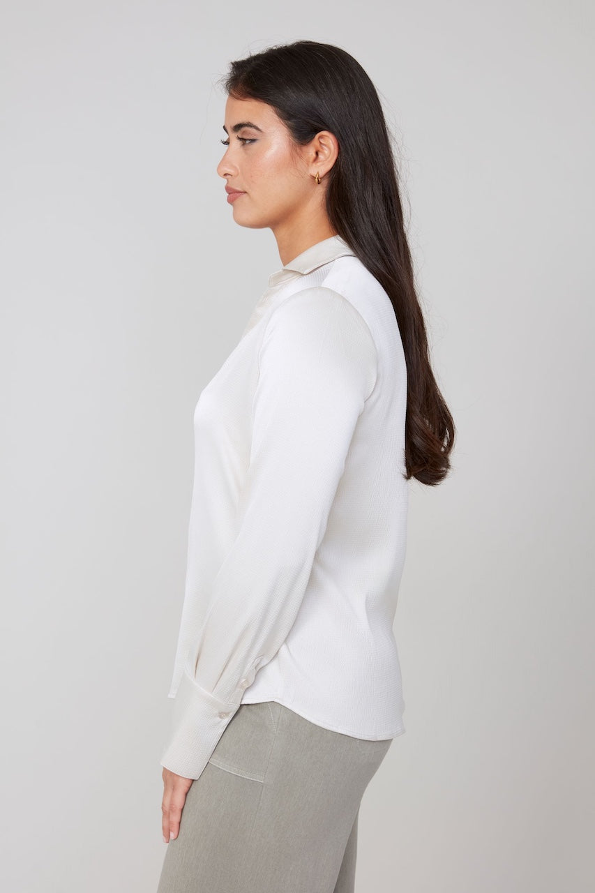 La chemise col cranté Renuar | R5198-373