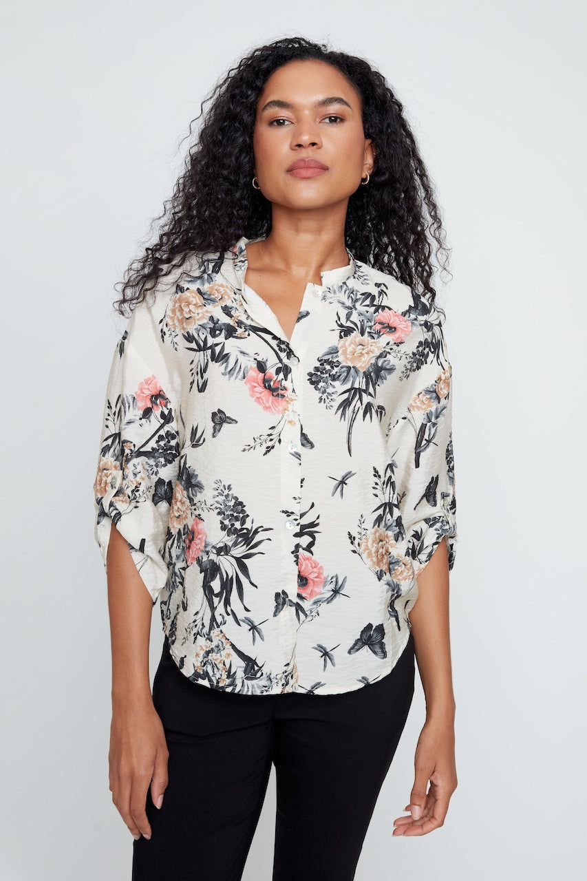 Le chemisier manches kimono Renuar | R5248-439