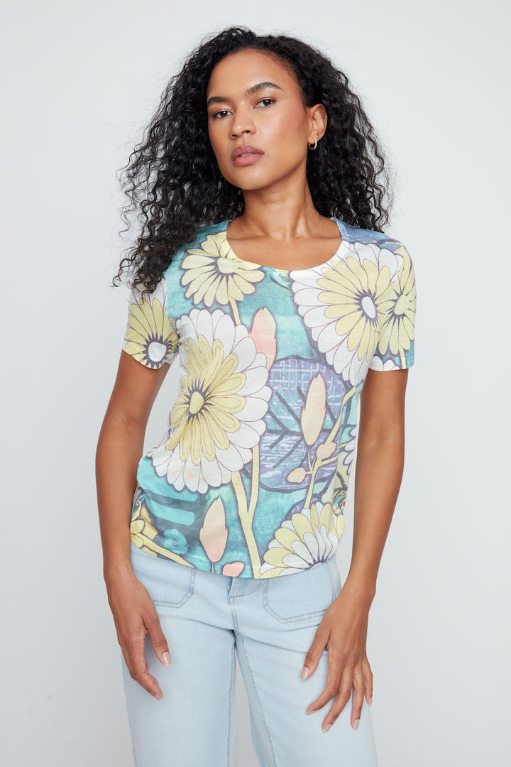 Le t-shirt imprimé look vintage Renuar | R7818-63K