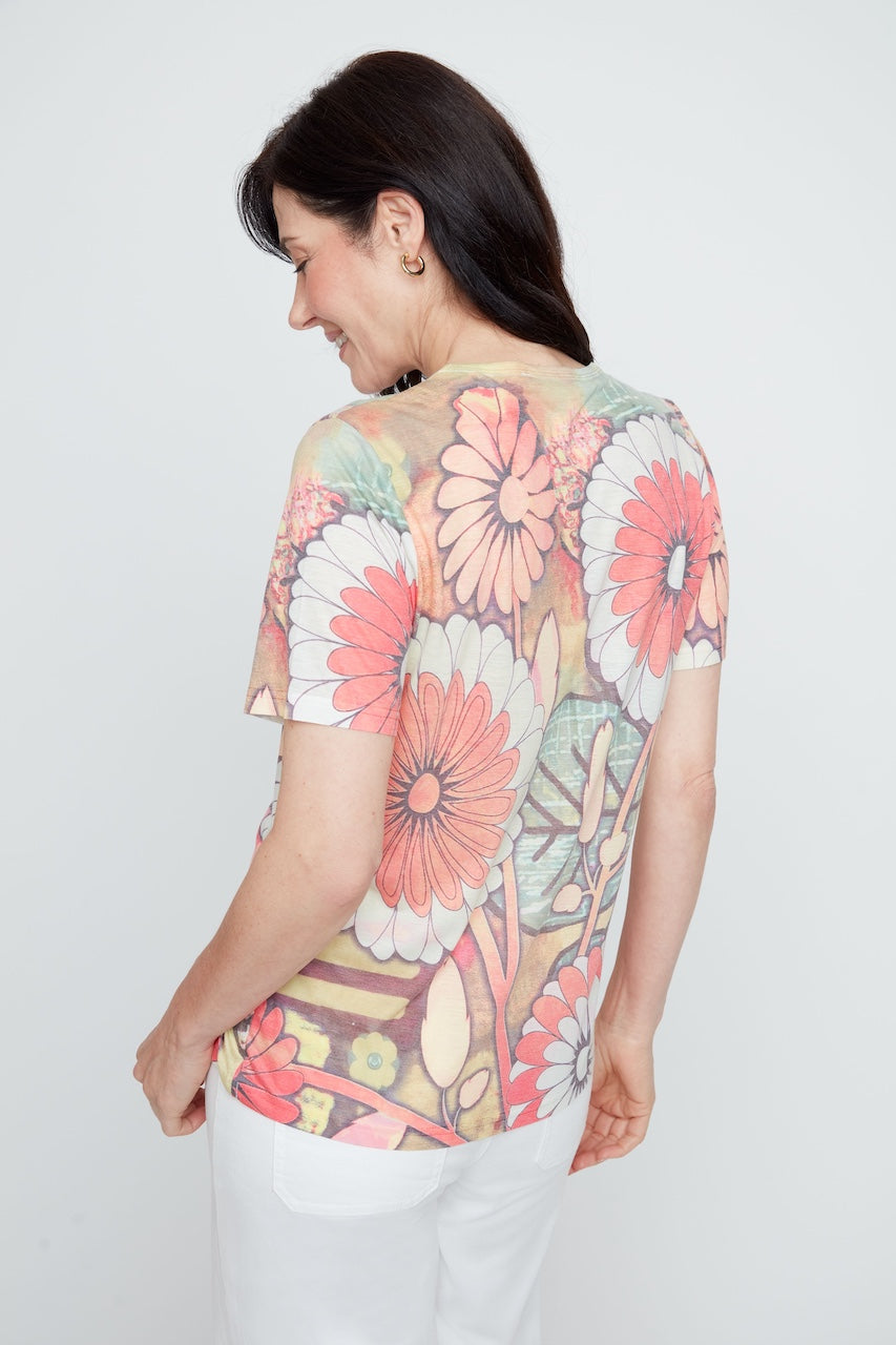 Le t-shirt imprimé look vintage Renuar | R7818-63K