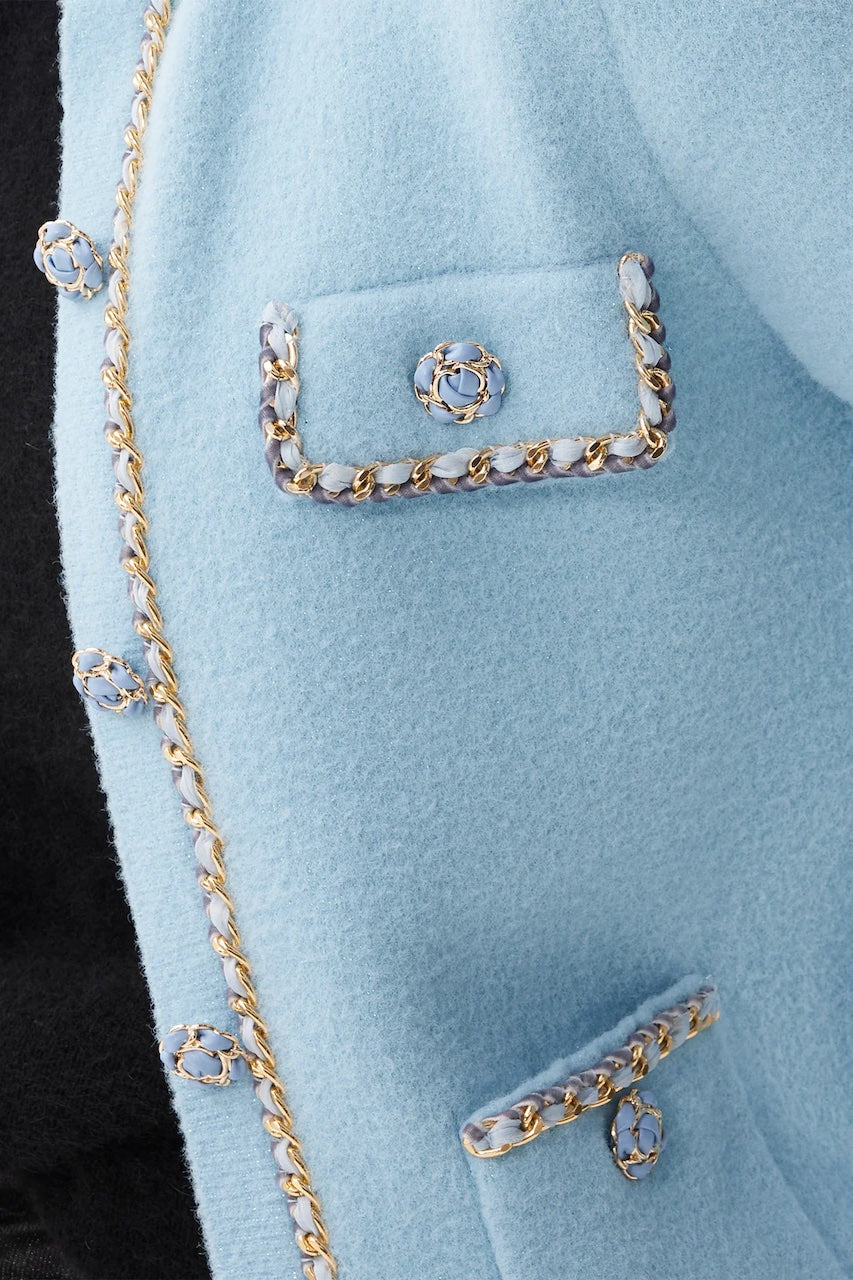 Le cardigan chaîne dorée Leo Ugo | RH782