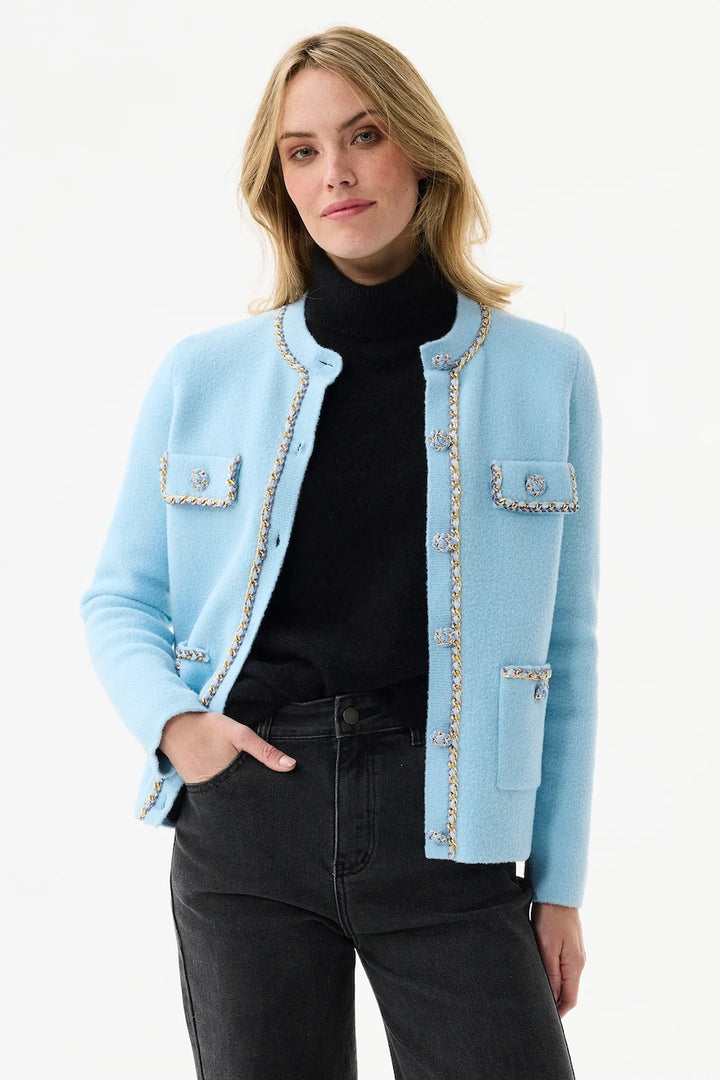 Le cardigan chaîne dorée Leo Ugo | RH782