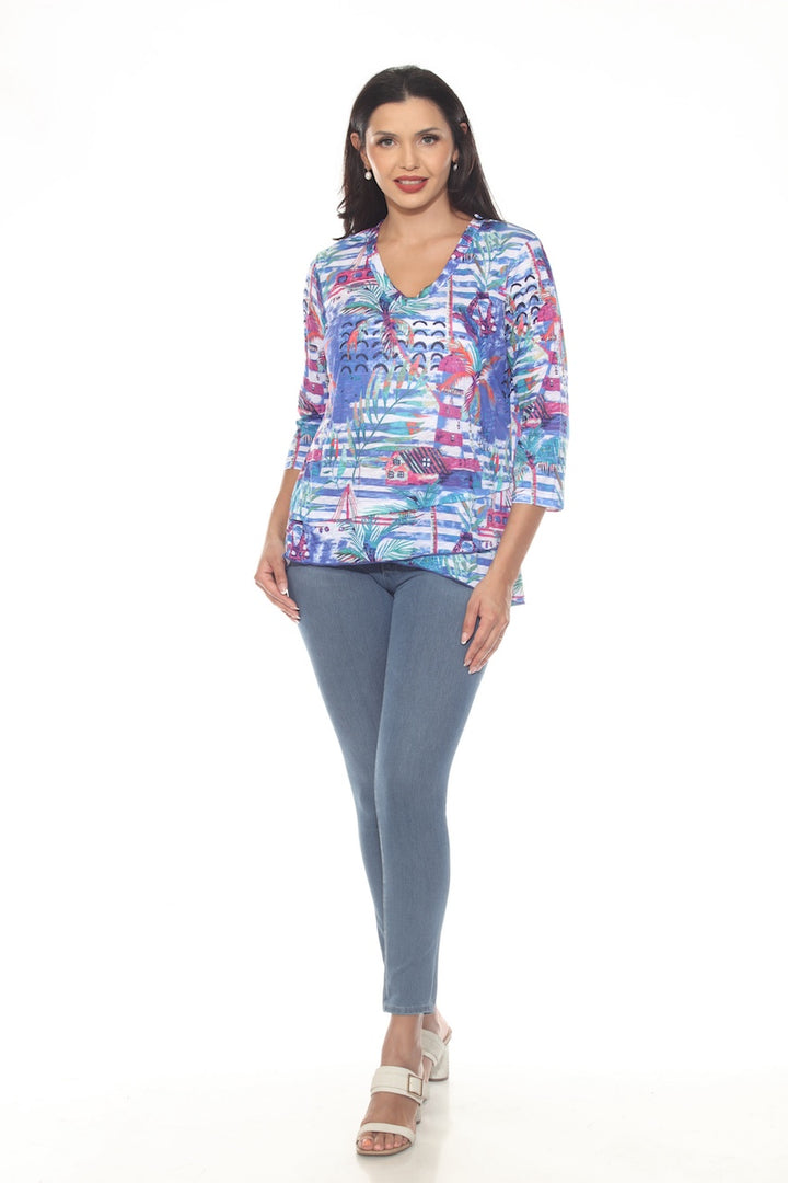 Le haut imprimé Tango Mango | T6200