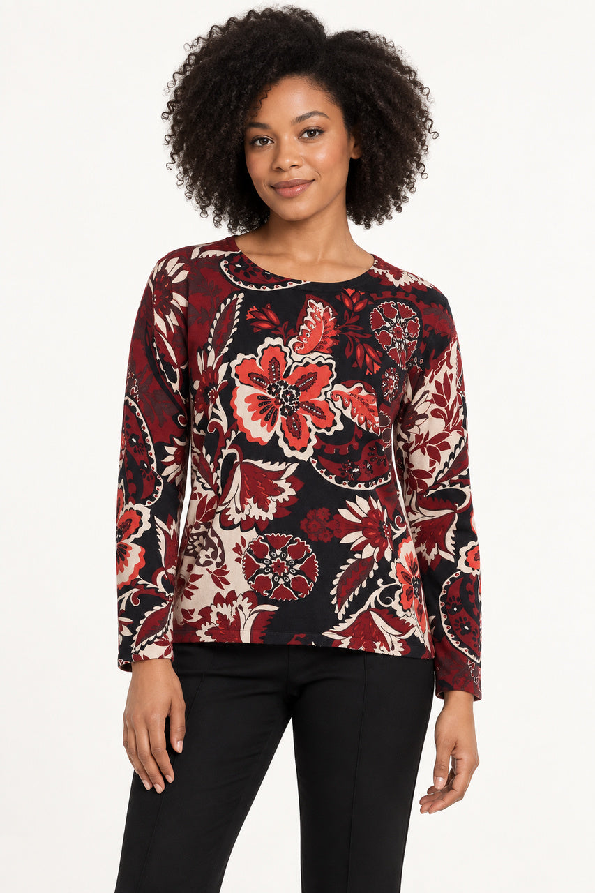 Le chandail à imprimé floral Moffi | TA320